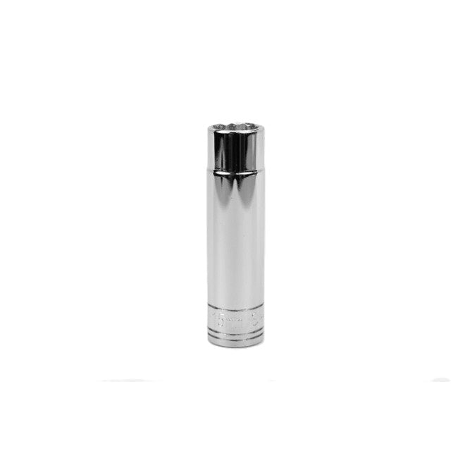 SK Tools - 15 mm 1/2 in.- Drive 12 Point Metric Deep Chrome Socket
