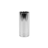 SK Tools - 27 mm 1/2 in.- Drive 12 Point Metric Deep Chrome Socket