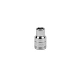 SK Tools - 11 mm 1/2 in.- Drive 6 Point Metric Standard Chrome Socket