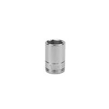 SK Tools - 18 mm 1/2 in.- Drive 6 Point Metric Standard Chrome Socket