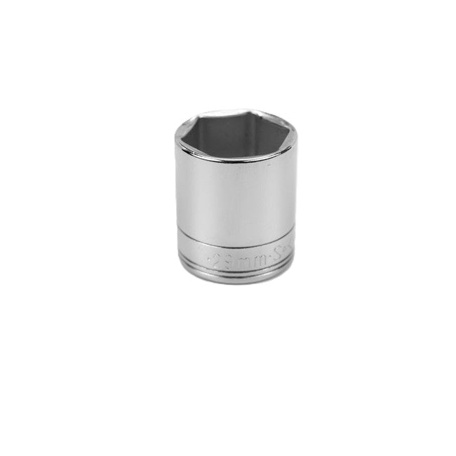 SK Tools - 29 mm 1/2 in.- Drive 6 Point Metric Standard Chrome Socket