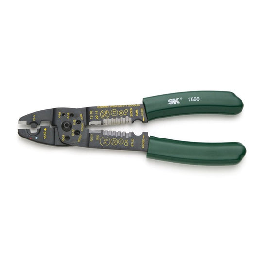 SK Tools - 8.5 in.- Up-Front Cutter/Stripper/Crimper