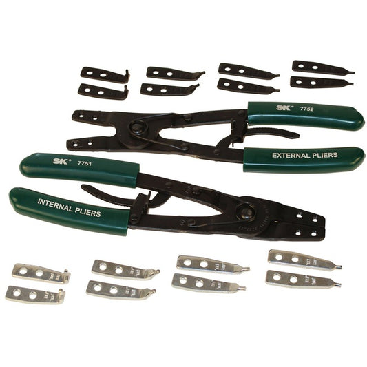 SK Tools - 10 Piece Replacement Tip Retaining Ring Pliers
