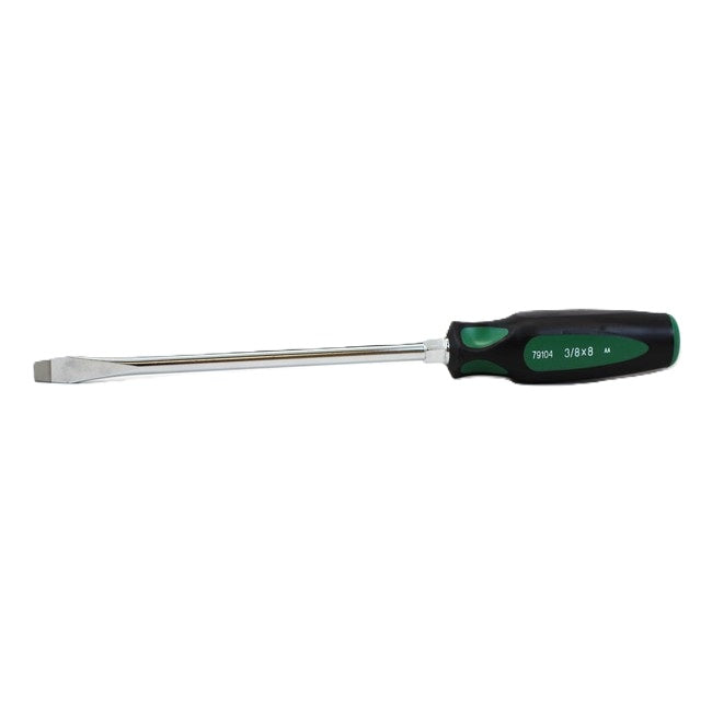 SK Tools - 3/8 in.- x 8 in.- Keystone CushionGrip Screwdriver