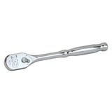 SK Tools - 3/8 in.- Drive LP90 Teardrop Fixed Head Ratchet 8 in.