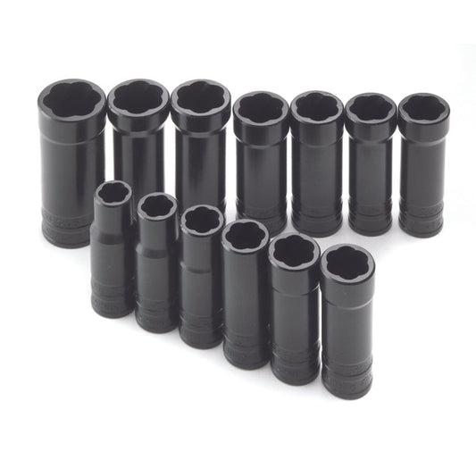 SK Tools - 13 Piece, 3/8 in.- Drive Deep Twist TurboSocket Set