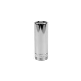 SK Tools - 17 mm 3/8 in.- Drive 6 Point Metric Extra Deep Chrome Socket
