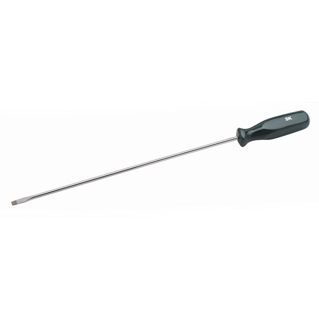 SK Tools - 3/16 in.- x 12 in.- Cabinet SureGrip Slotted Screwdriver