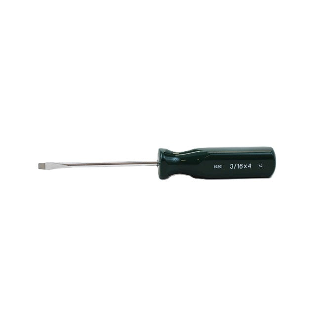 SK Tools - 3/16 in.- x 4 in.- SureGrip Slotted Screwdriver
