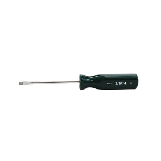 SK Tools - 3/16 in.- x 4 in.- SureGrip Slotted Screwdriver