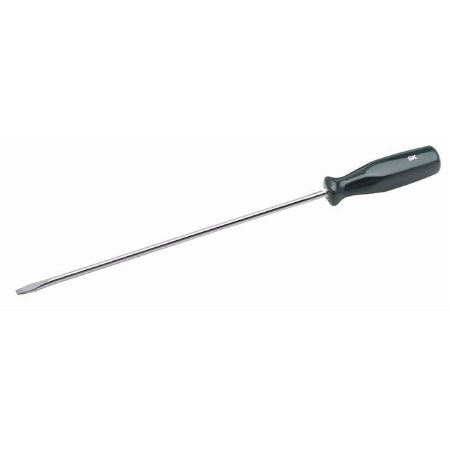 SK Tools - 1/4 in.- x 12 in.- SureGrip Slotted Screwdriver