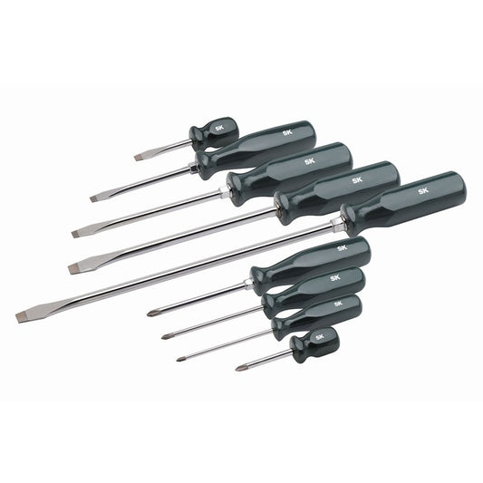 SK Tools - 9 Piece SureGrip Combination Screwdriver Set