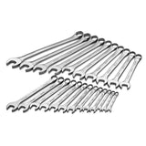 SK Tools - 23 Piece 12 Point Metric Regular Combination Chrome Wrench Set