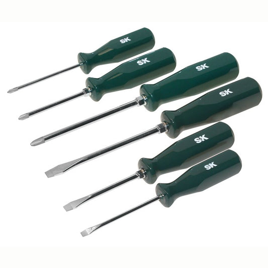 SK Tools - 6 Piece SureGrip Automotive Screwdriver Set