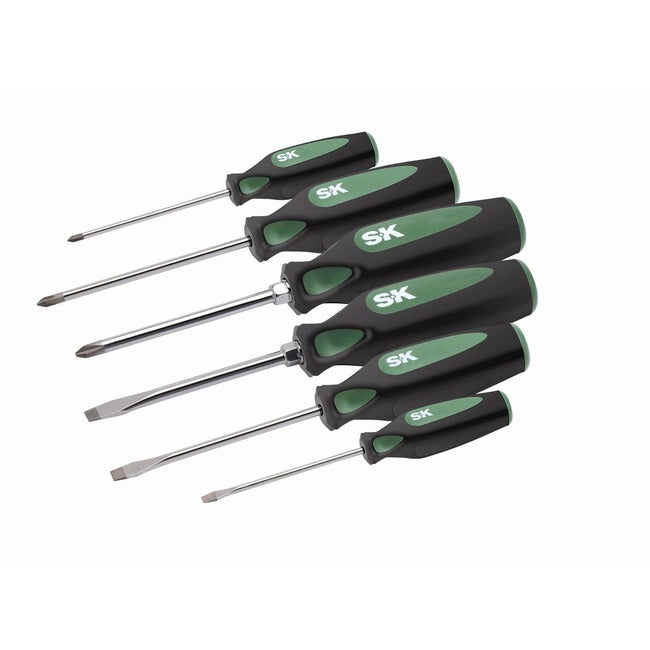 SK Tools - 6 Piece CushionGrip Screwdriver Set