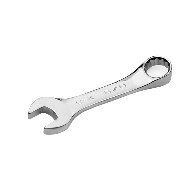 SK Tools - 5/8 in.- 12 Point Fractional Short Combination Chrome Wrench