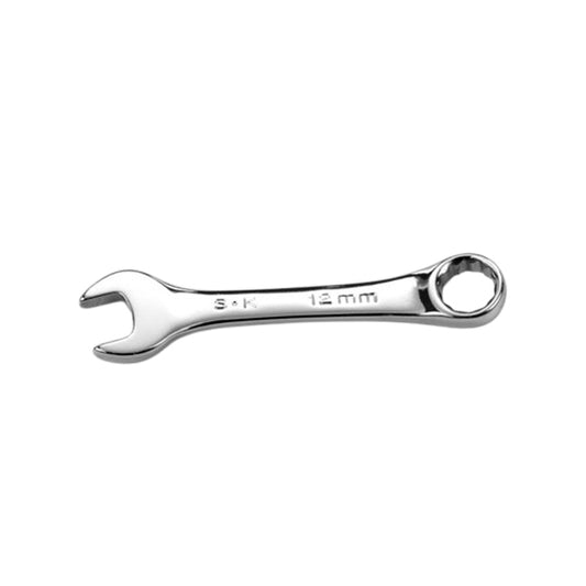 SK Tools - 12 mm 12 Point Metric Short Combination Chrome Wrench