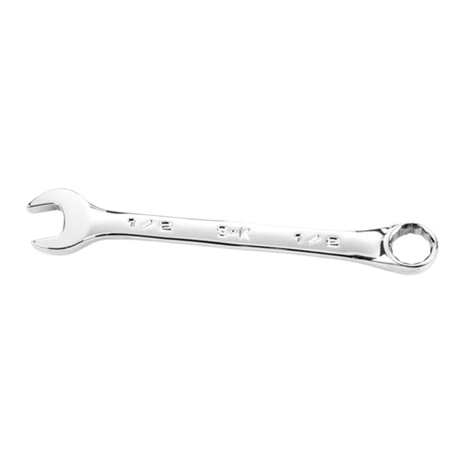 SK Tools - 1/2 in.- 12 Point Fractional Regular Combination Chrome Wrench