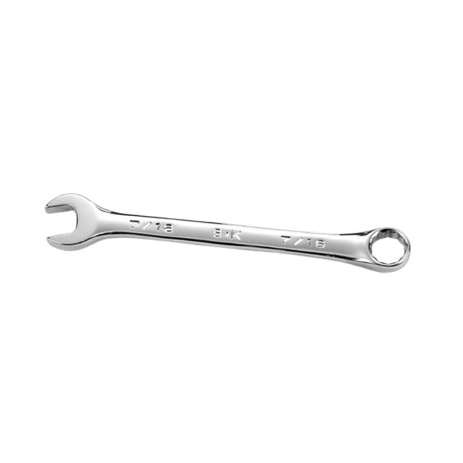 SK Tools - 7/16 12 Point Fractional Regular Combination Chrome Wrench