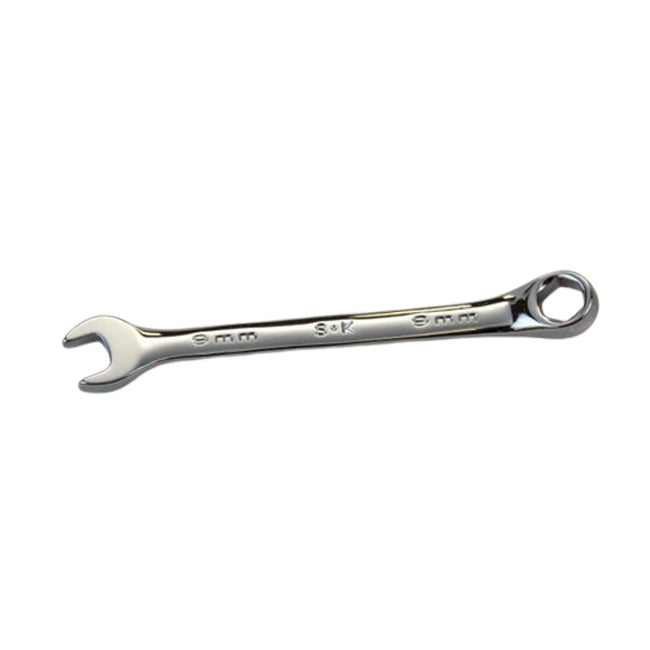 SK Tools - 9 mm 12 Point Metric Regular Combination Chrome Wrench