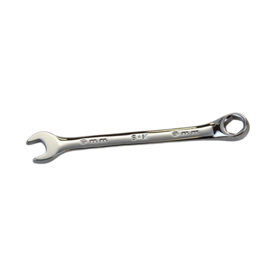 SK Tools - 9 mm 12 Point Metric Regular Combination Chrome Wrench