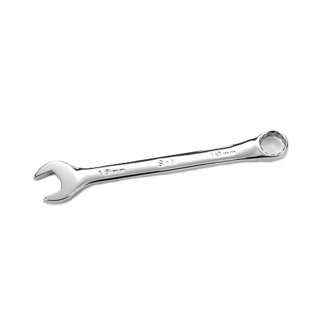 SK Tools - 18 mm 12 Point Metric Regular Combination Chrome Wrench