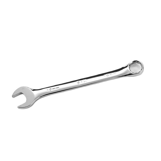 SK Tools - 19 mm 12 Point Metric Regular Combination Chrome Wrench