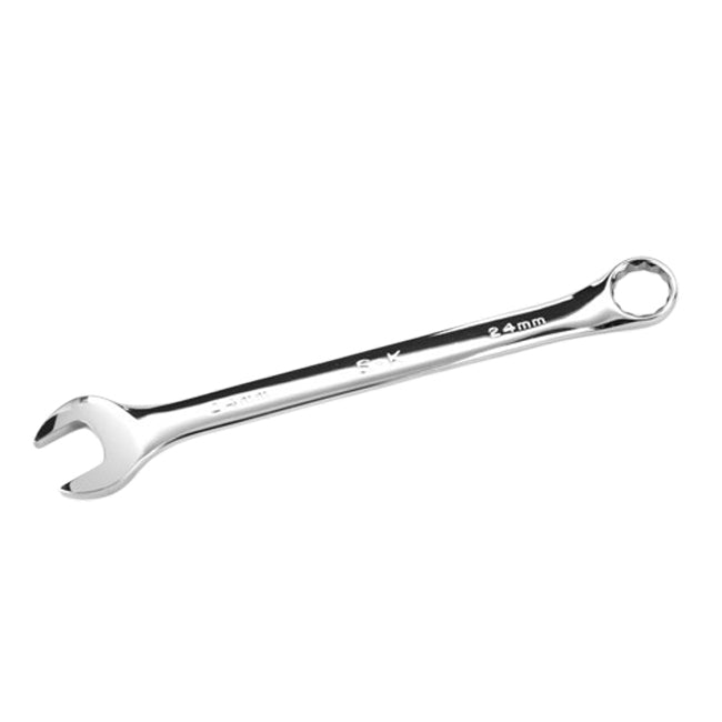 SK Tools - 24 mm 12 Point Metric Regular Combination Chrome Wrench