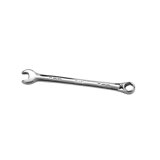 SK Tools - 7 mm 6 Point Metric Regular Combination Chrome Wrench