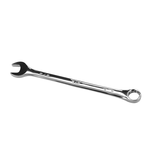 SK Tools - 5/8 in.- 12 Point Fractional Long Combination Chrome Wrench