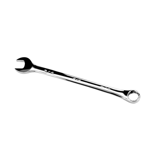 SK Tools - 3/4 in.- 12 Point Fractional Long Combination Chrome Wrench
