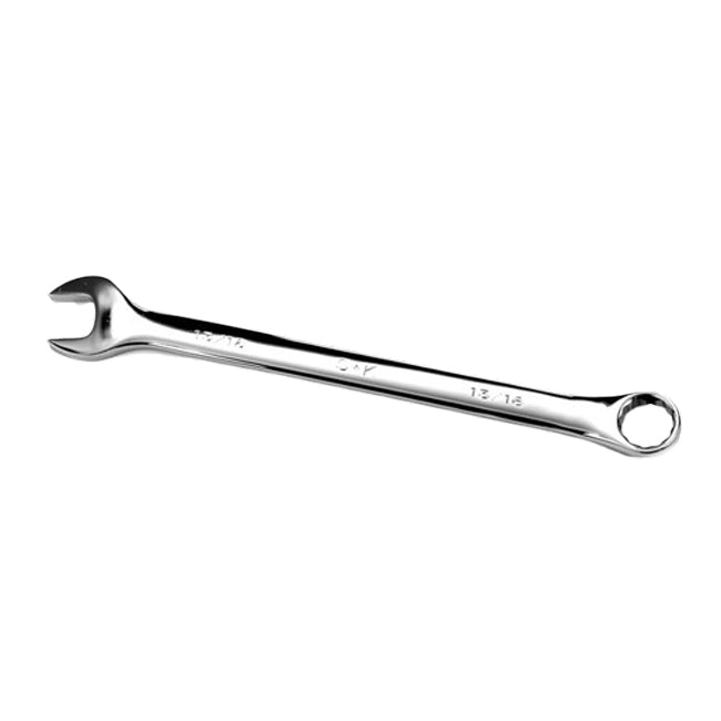 SK Tools - 13/16 in.- 12 Point Fractional Long Combination Chrome Wrench