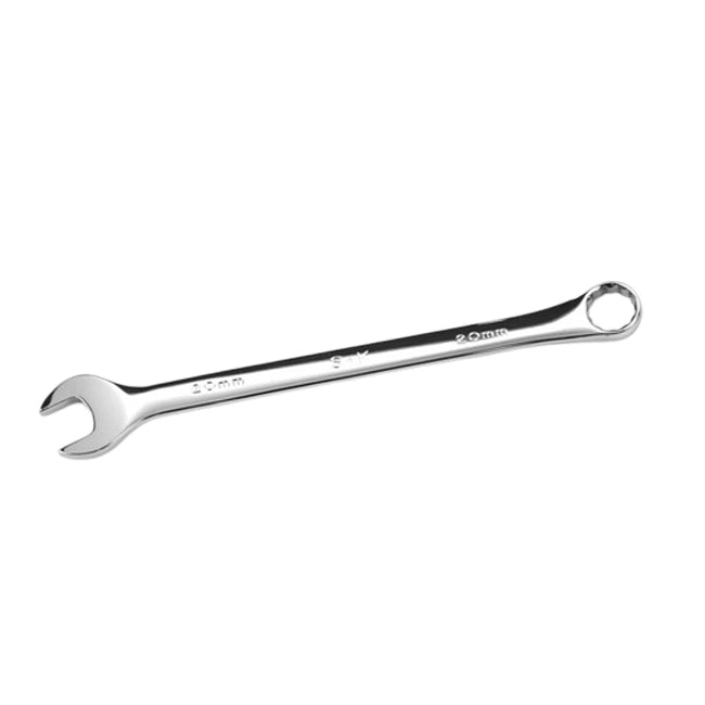 SK Tools - 20 mm 12 Point Metric Long Combination Chrome Wrench