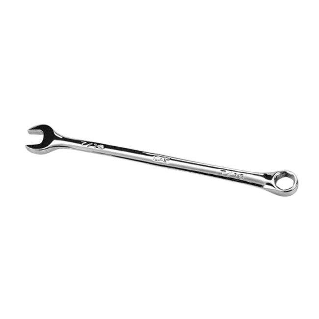 SK Tools - 7/16 in.- 6 Point Fractional Long Combination Chrome Wrench