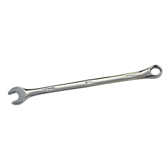 SK Tools - 10 mm 6 Point Metric Long Combination Chrome Wrench
