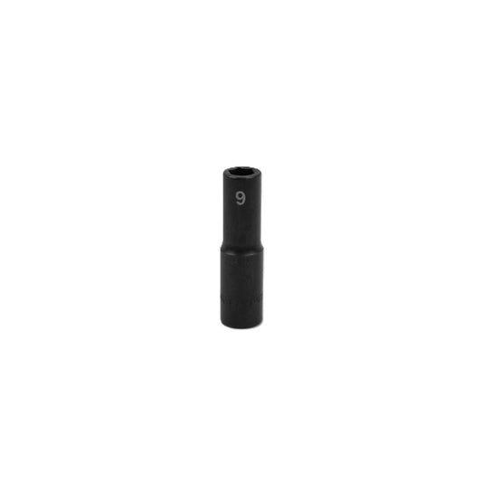 SK Tools - 9 mm 3/8 in.- Drive 6 Point Deep Metric Impact Socket