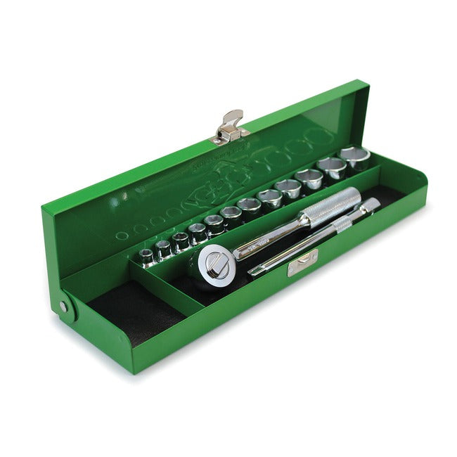 SK Tools - 15 Piece Classic 3/8 in.- Drive Metric Socket Set