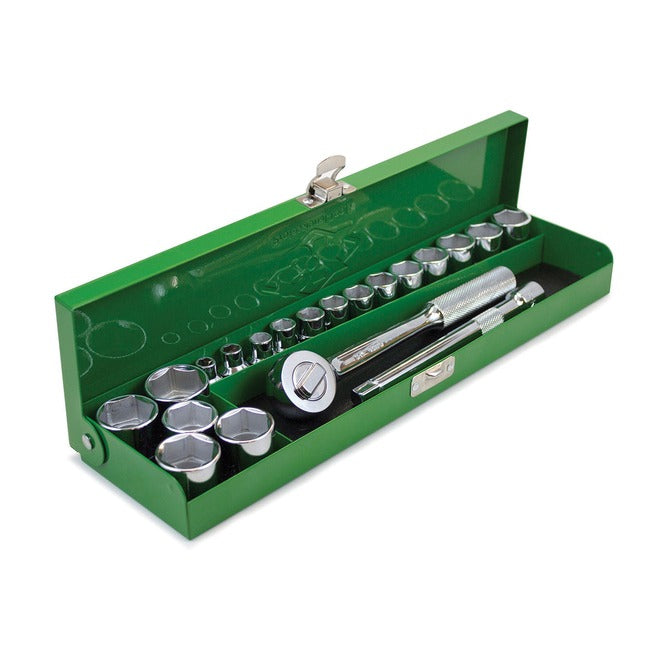 SK Tools - 20 Piece Full Range 3/8 in.- Drive Metric Socket Set