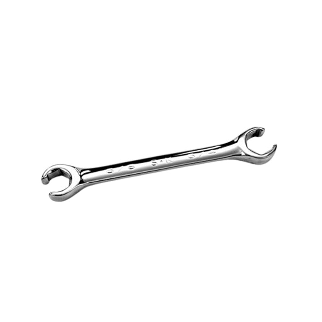 SK Tools - 5/8 in.- x 3/4 in.- Fractional Regular Flare Nut Chrome Wrench