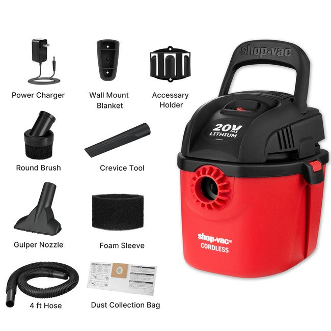 Shop-Vac 5430081 1 Gallon Cordless Wet/Dry Vac