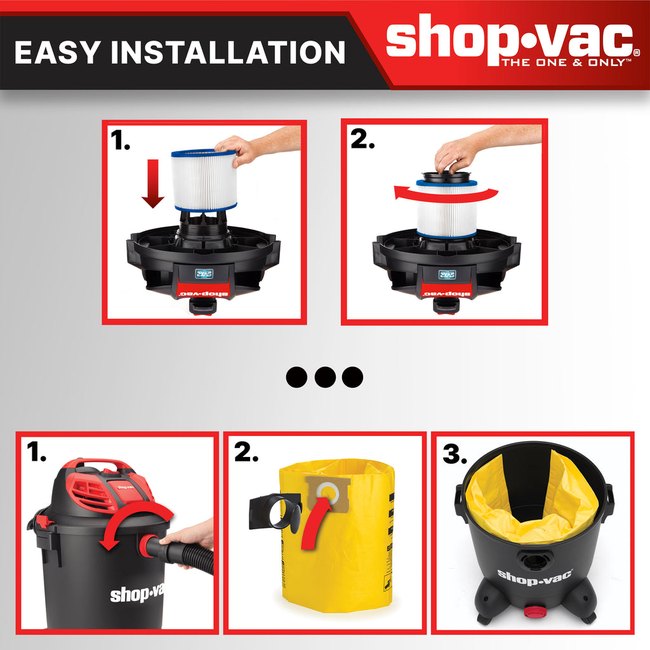 Shop-Vac 5430083 HEPA Starter Kit