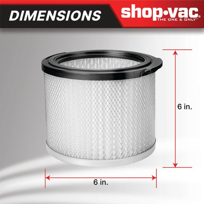 Shop-Vac 5430088 Cordless Ash Vacuum High Efficiency Cartridge Filter