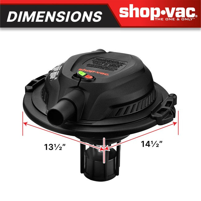 Shop-Vac 5430093 Bucket MAX 2.5 Peak HP Wet/Dry Vacuum