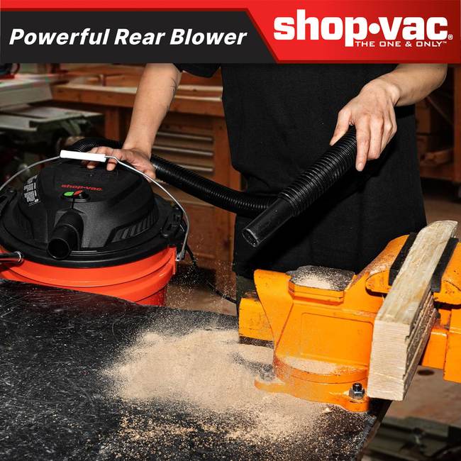 Shop-Vac 5430093 Bucket MAX 2.5 Peak HP Wet/Dry Vacuum