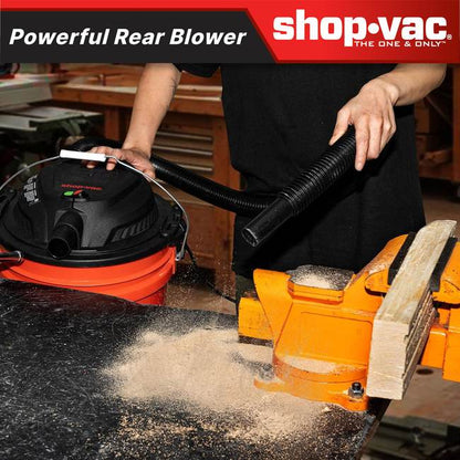 Shop-Vac 5430093 Bucket MAX 2.5 Peak HP Wet/Dry Vacuum