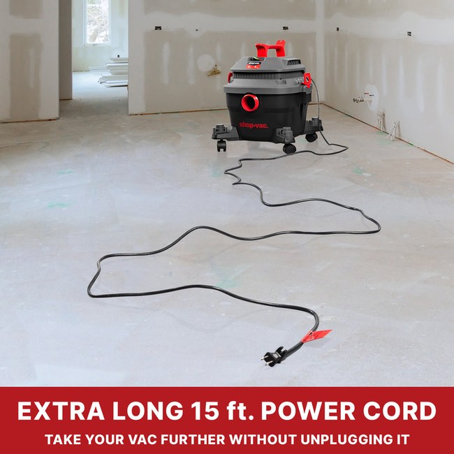 Shop-Vac 5430096 4 Gallon 4.0 Peak HP Wet/Dry Vacuum