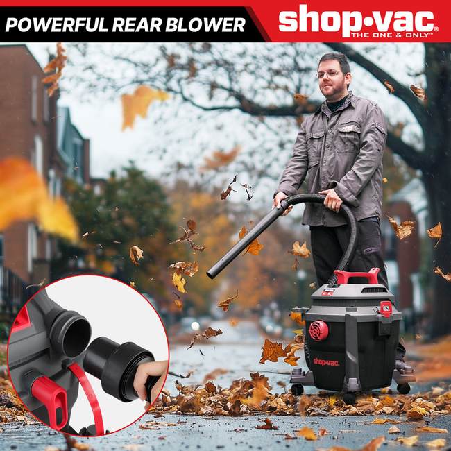 Shop-Vac 5430097 6 Gallon 5.0 Peak HP Wet/Dry Vacuum