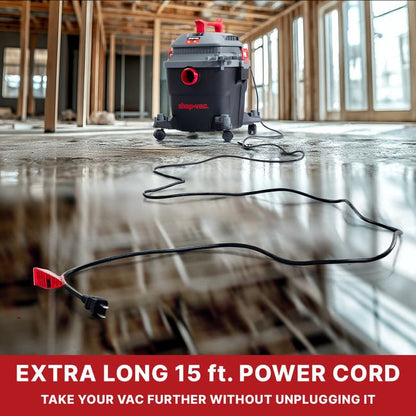 Shop-Vac 5430097 6 Gallon 5.0 Peak HP Wet/Dry Vacuum