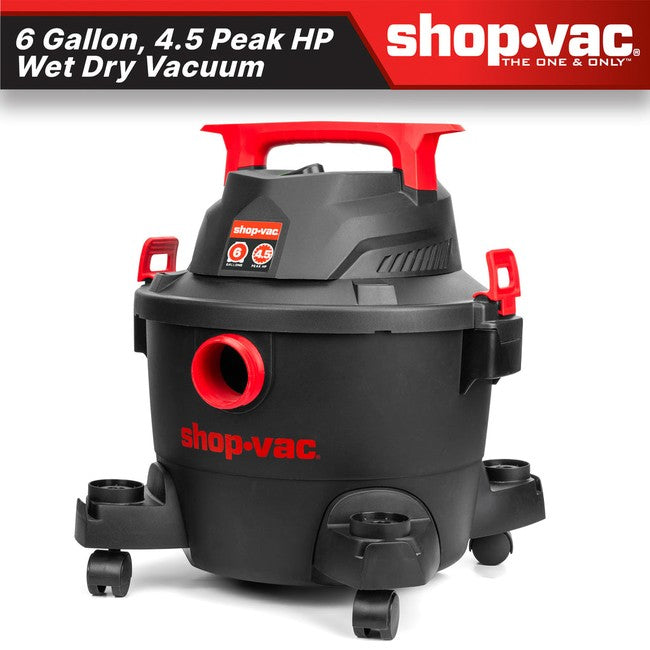 Shop-Vac 5430113 6 Gallon 4.5 Peak HP Wet/Dry Vacuum