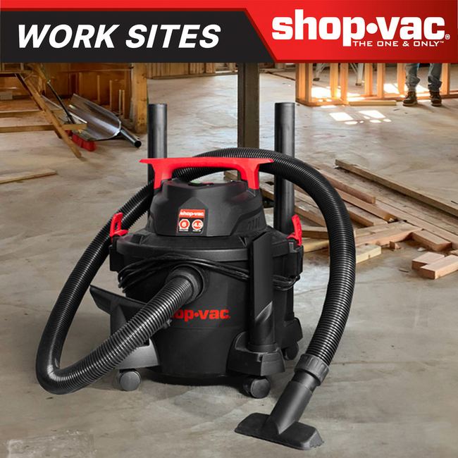 Shop-Vac 5430113 6 Gallon 4.5 Peak HP Wet/Dry Vacuum